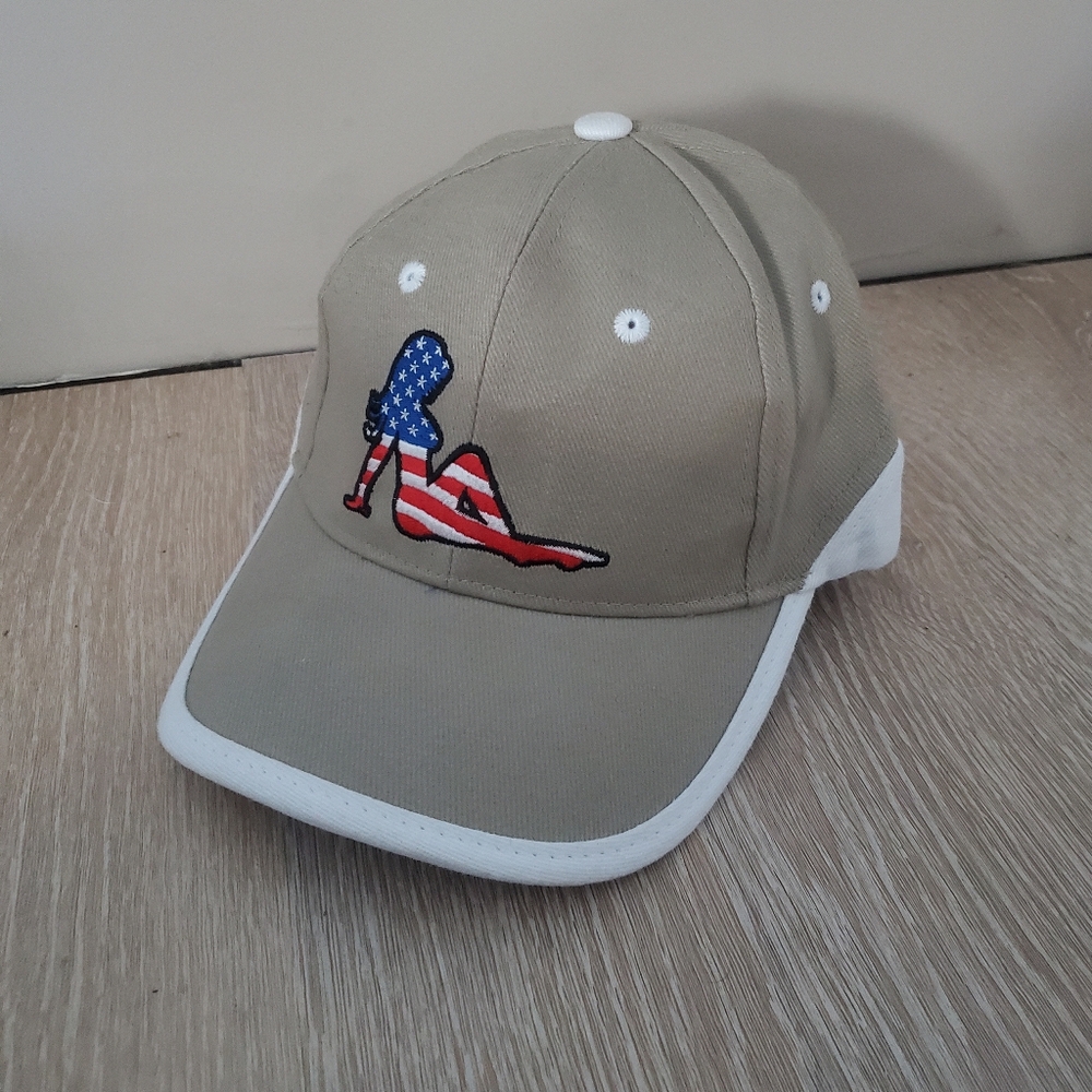 American USA Mudflap Girl Trucker Hat Vintage Style DoDo